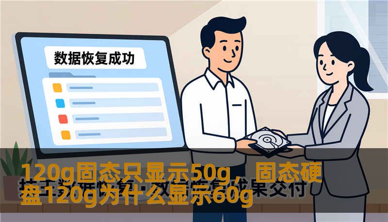 120g固态只显示50g，固态硬盘120g为什么显示60g