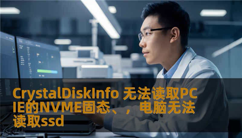CrystalDiskInfo 无法读取PCIE的NVME固态、，电脑无法读取ssd