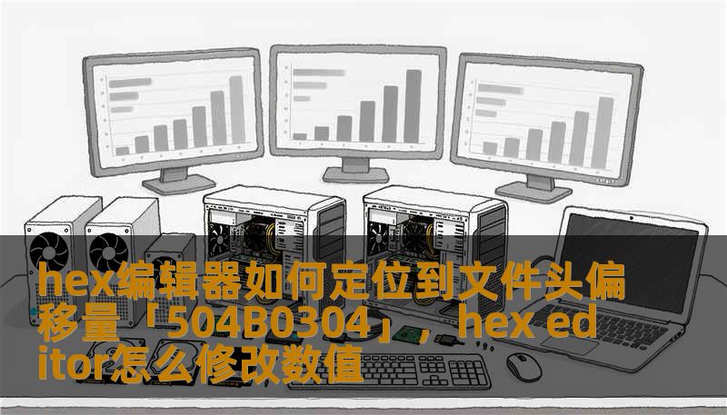 hex编辑器如何定位到文件头偏移量「504B0304」，hex editor怎么修改数值