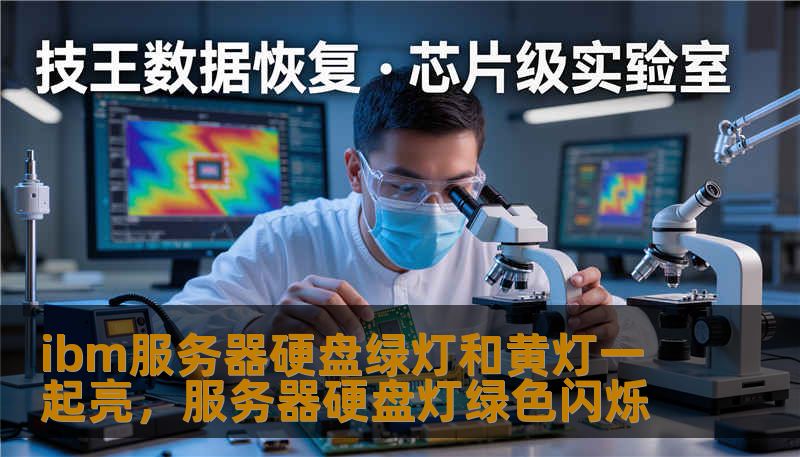 ibm服务器硬盘绿灯和黄灯一起亮，服务器硬盘灯绿色闪烁