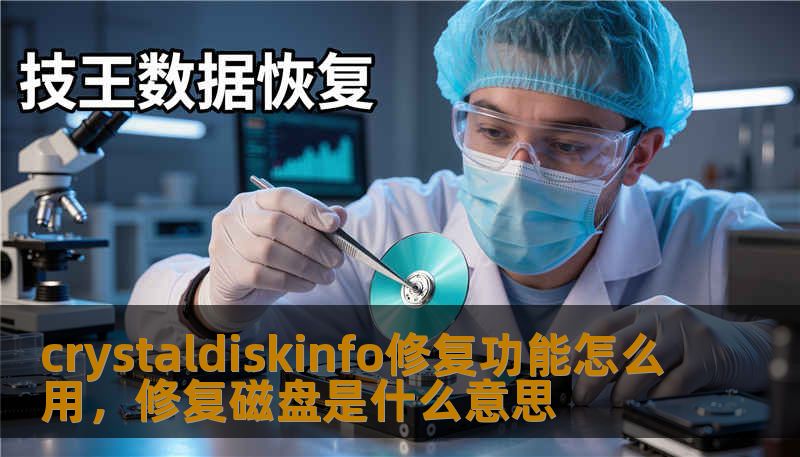 crystaldiskinfo修复功能怎么用，修复磁盘是什么意思