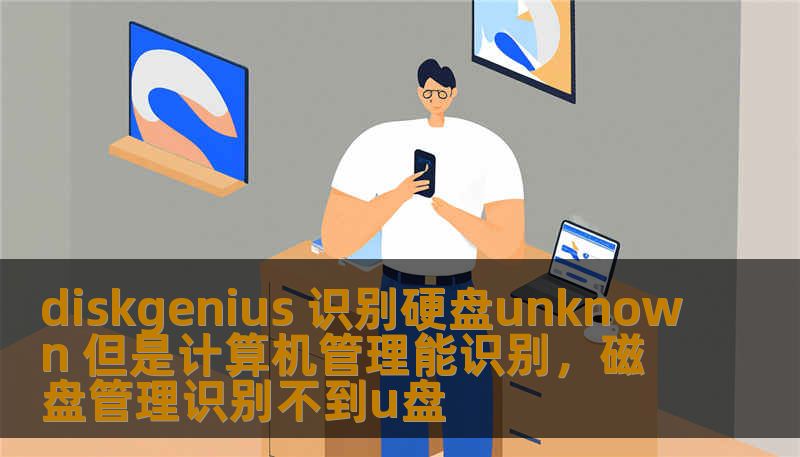 diskgenius 识别硬盘unknown 但是计算机管理能识别，磁盘管理识别不到u盘