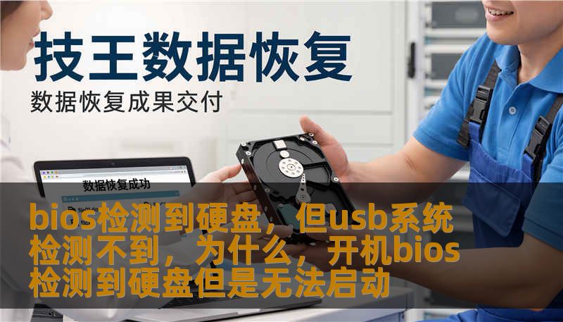 bios检测到硬盘，但usb系统检测不到，为什么，开机bios检测到硬盘但是无法启动