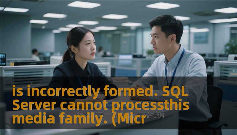 is incorrectly formed. SQL Server cannot processthis media family. (Micr