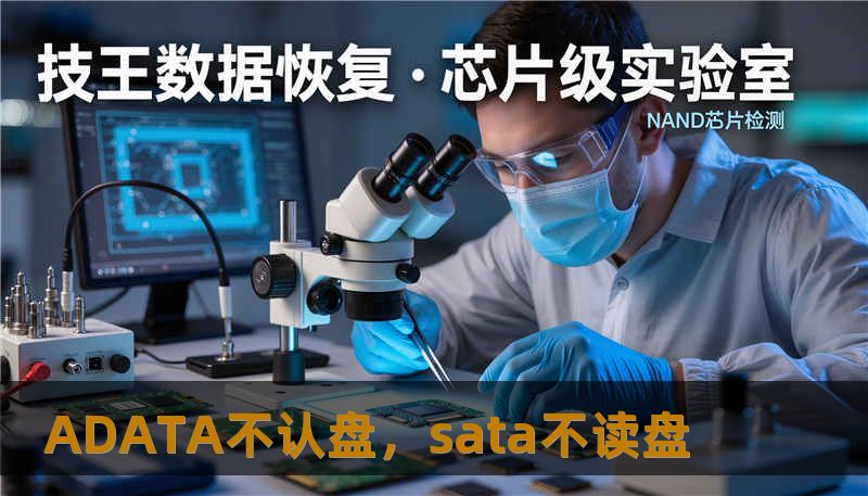 ADATA不认盘，sata不读盘