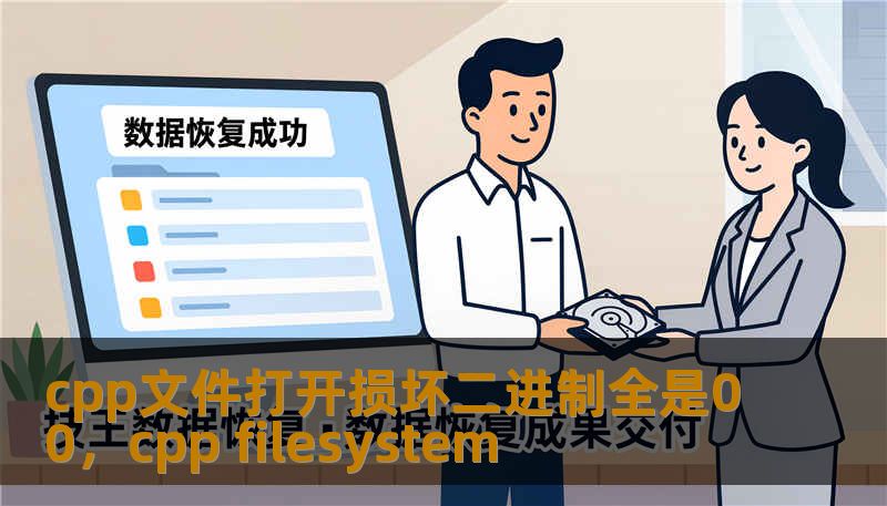 cpp文件打开损坏二进制全是00，cpp filesystem