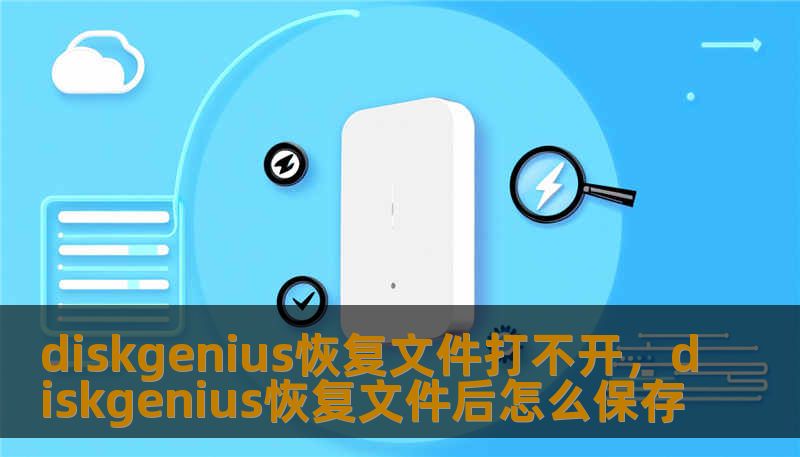 diskgenius恢复文件打不开，diskgenius恢复文件后怎么保存