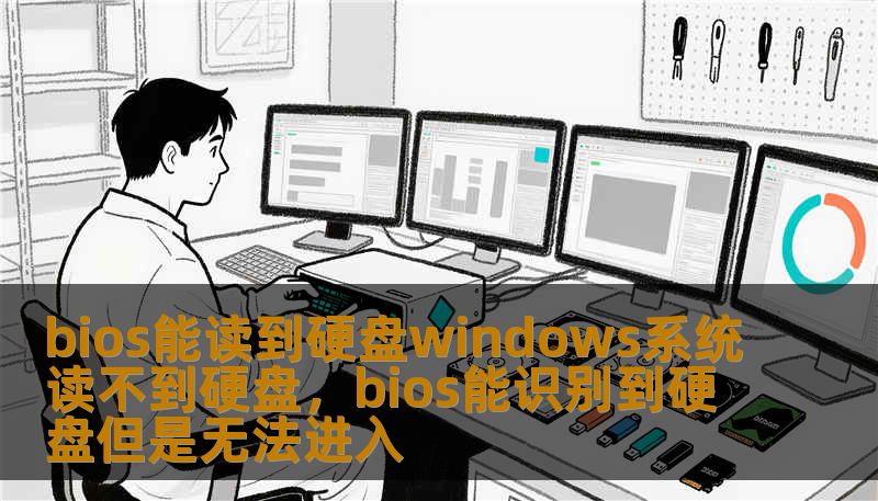 bios能读到硬盘windows系统读不到硬盘，bios能识别到硬盘但是无法进入