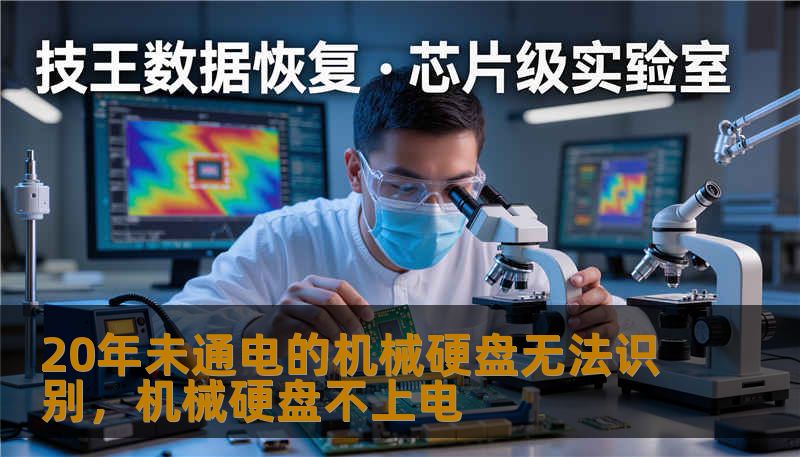 20年未通电的机械硬盘无法识别，机械硬盘不上电