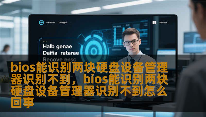 bios能识别两块硬盘设备管理器识别不到，bios能识别两块硬盘设备管理器识别不到怎么回事