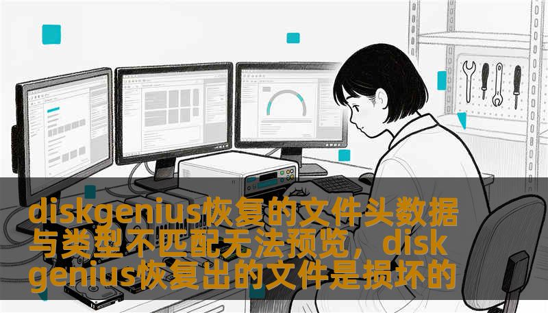 diskgenius恢复的文件头数据与类型不匹配无法预览，diskgenius恢复出的文件是损坏的