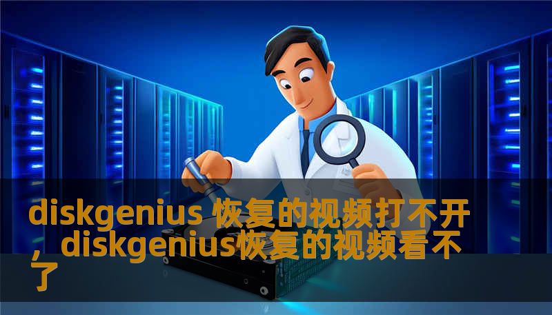 diskgenius 恢复的视频打不开，diskgenius恢复的视频看不了