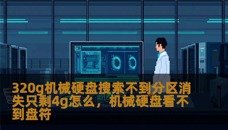 320g机械硬盘搜索不到分区消失只剩4g怎么，机械硬盘看不到盘符