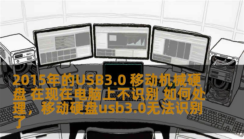 2015年的USB3.0 移动机械硬盘 在现在电脑上不识别 如何处理，移动硬盘usb3.0无法识别了