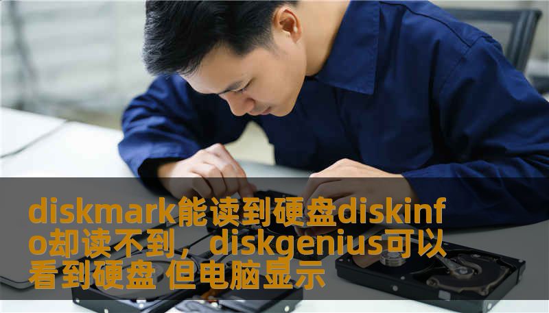 diskmark能读到硬盘diskinfo却读不到，diskgenius可以看到硬盘 但电脑显示