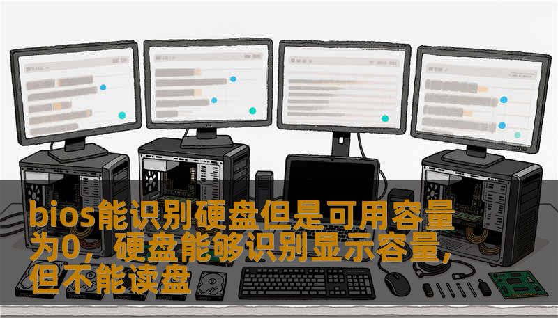 bios能识别硬盘但是可用容量为0，硬盘能够识别显示容量,但不能读盘