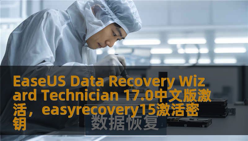 EaseUS Data Recovery Wizard Technician 17.0中文版激活，easyrecovery15激活密钥