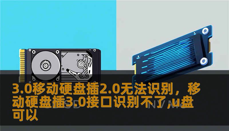 3.0移动硬盘插2.0无法识别，移动硬盘插3.0接口识别不了,u盘可以