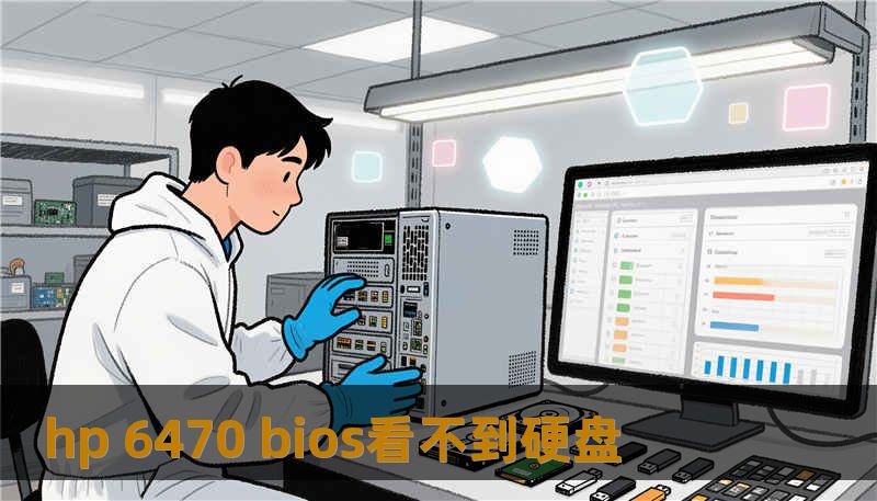 hp 6470 bios看不到硬盘