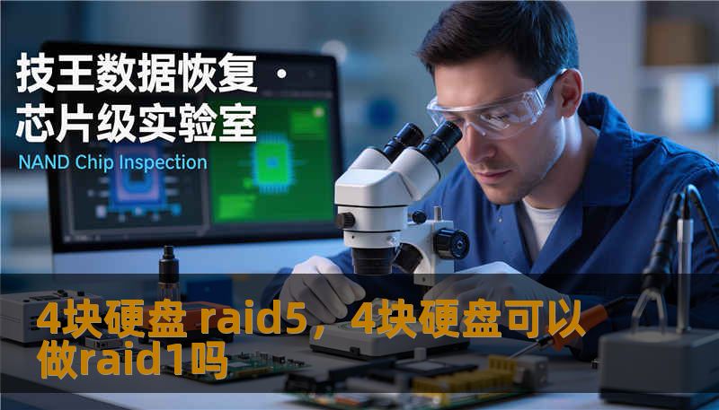 4块硬盘 raid5，4块硬盘可以做raid1吗