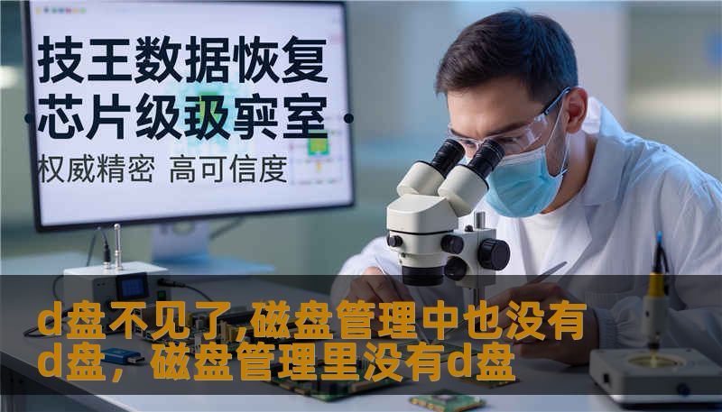 d盘不见了,磁盘管理中也没有d盘，磁盘管理里没有d盘