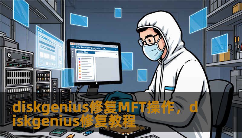 diskgenius修复MFT操作，diskgenius修复教程