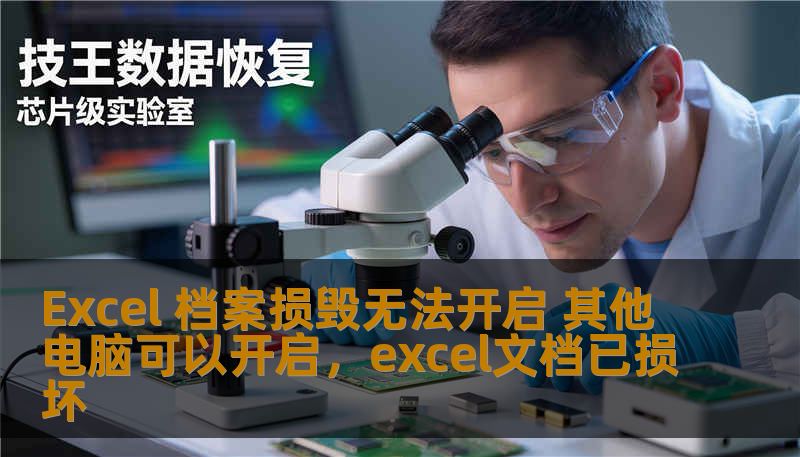 Excel 档案损毁无法开启 其他电脑可以开启，excel文档已损坏