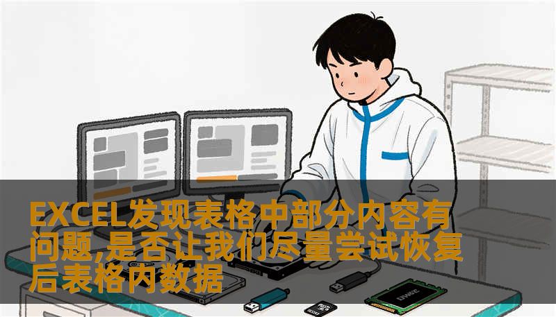 EXCEL发现表格中部分内容有问题,是否让我们尽量尝试恢复后表格内数据