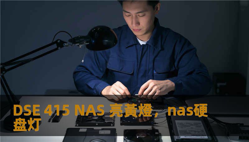 DSE 415 NAS 亮黃燈，nas硬盘灯