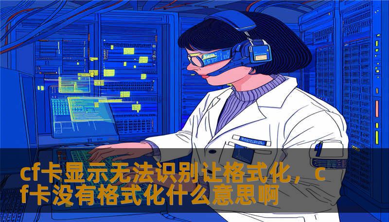 cf卡显示无法识别让格式化，cf卡没有格式化什么意思啊