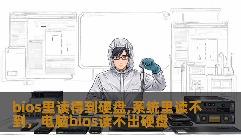 bios里读得到硬盘,系统里读不到，电脑bios读不出硬盘