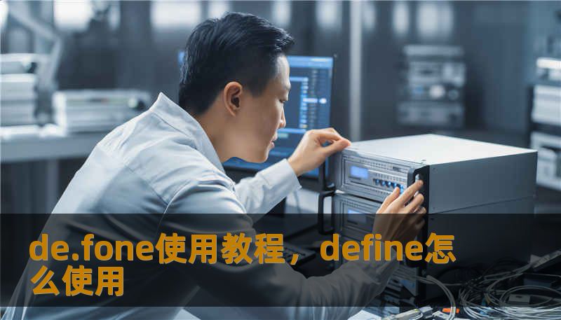 de.fone使用教程，define怎么使用