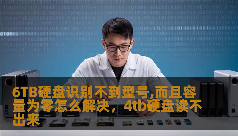6TB硬盘识别不到型号,而且容量为零怎么解决，4tb硬盘读不出来
