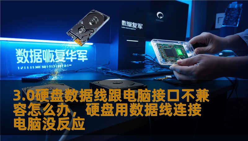 3.0硬盘数据线跟电脑接口不兼容怎么办，硬盘用数据线连接电脑没反应