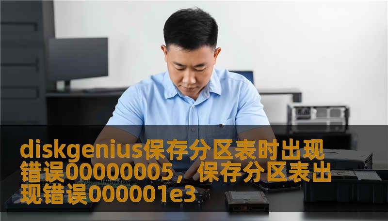 diskgenius保存分区表时出现错误00000005，保存分区表出现错误000001e3