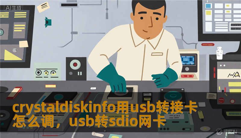 crystaldiskinfo用usb转接卡怎么调，usb转sdio网卡