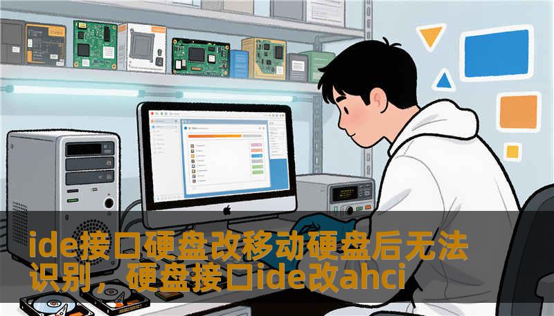 ide接口硬盘改移动硬盘后无法识别，硬盘接口ide改ahci
