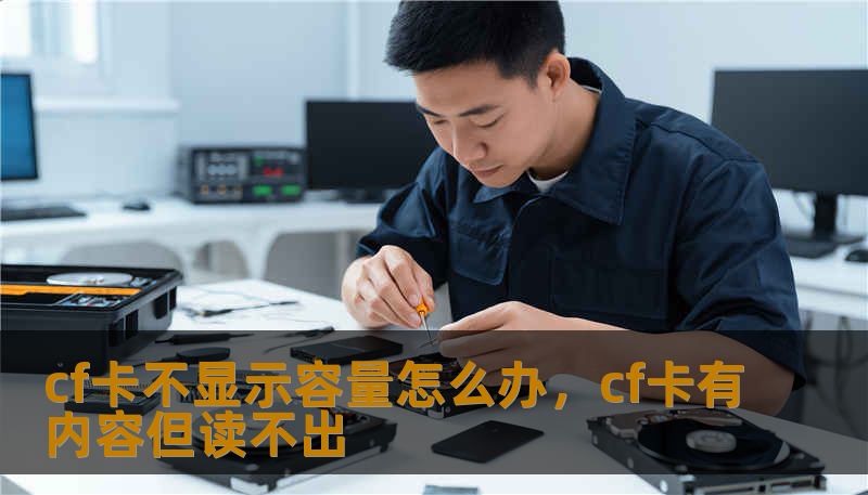 cf卡不显示容量怎么办，cf卡有内容但读不出