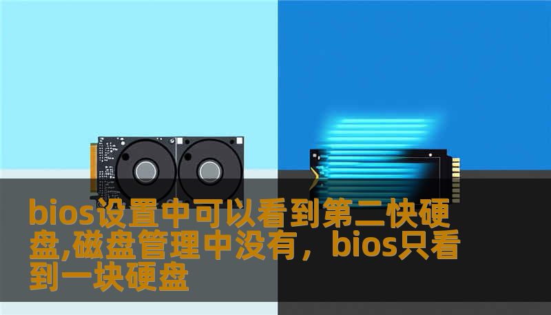 bios设置中可以看到第二快硬盘,磁盘管理中没有，bios只看到一块硬盘