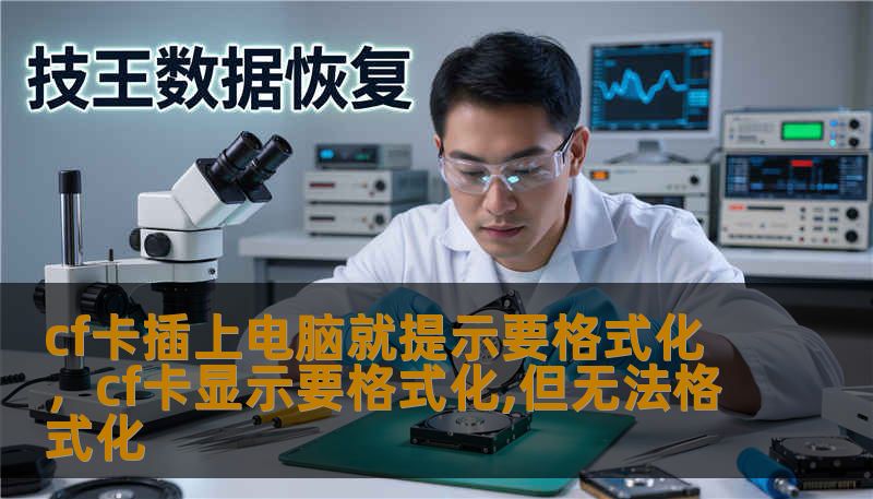 cf卡插上电脑就提示要格式化，cf卡显示要格式化,但无法格式化