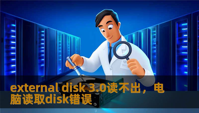 external disk 3.0读不出，电脑读取disk错误
