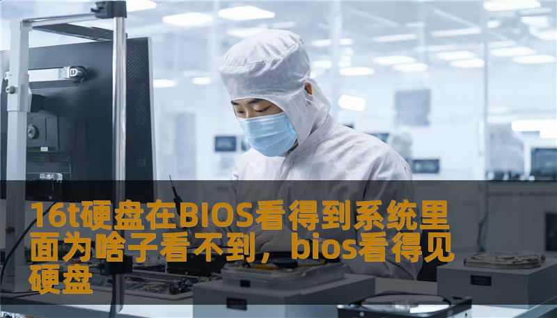 16t硬盘在BIOS看得到系统里面为啥子看不到，bios看得见硬盘