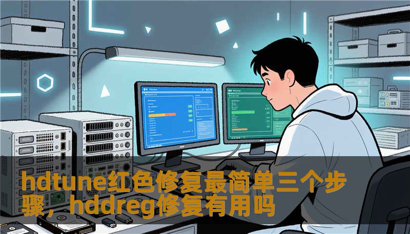 hdtune红色修复最简单三个步骤，hddreg修复有用吗