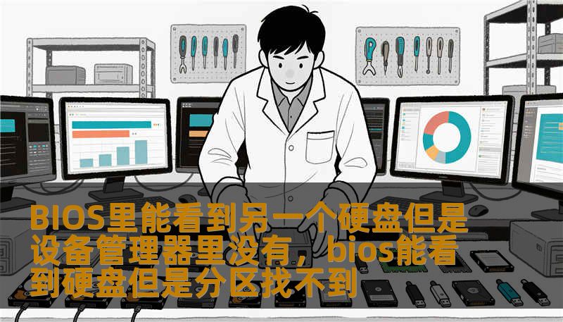BIOS里能看到另一个硬盘但是设备管理器里没有，bios能看到硬盘但是分区找不到