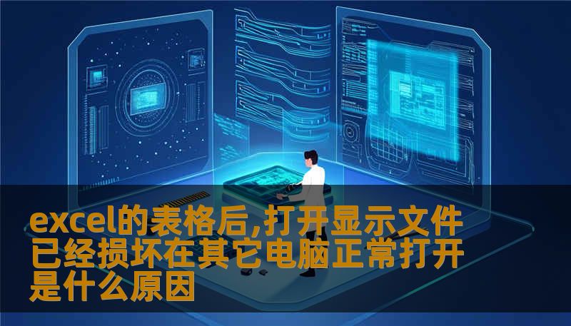 excel的表格后,打开显示文件已经损坏在其它电脑正常打开是什么原因