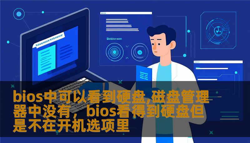 bios中可以看到硬盘,磁盘管理器中没有，bios看得到硬盘但是不在开机选项里