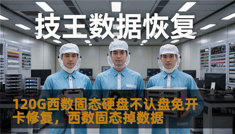120G西数固态硬盘不认盘免开卡修复，西数固态掉数据