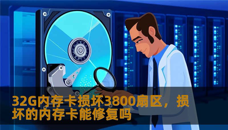 32G内存卡损坏3800扇区，损坏的内存卡能修复吗