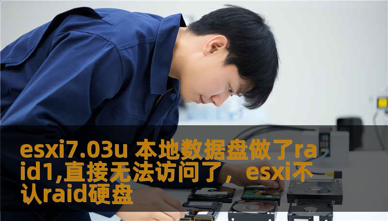 esxi7.03u 本地数据盘做了raid1,直接无法访问了，esxi不认raid硬盘