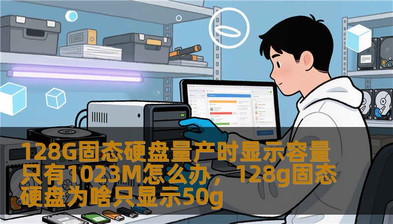 128G固态硬盘量产时显示容量只有1023M怎么办，128g固态硬盘为啥只显示50g